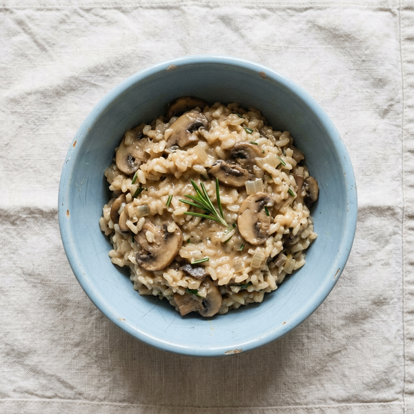 Champignon-Risotto mit Rosmarin