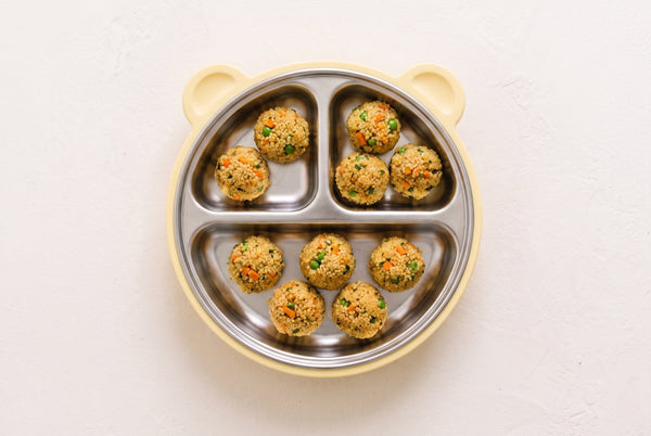 Couscous-Bällchen: Schnelles Mittagessen für kleine Hände (ab 10 M.)