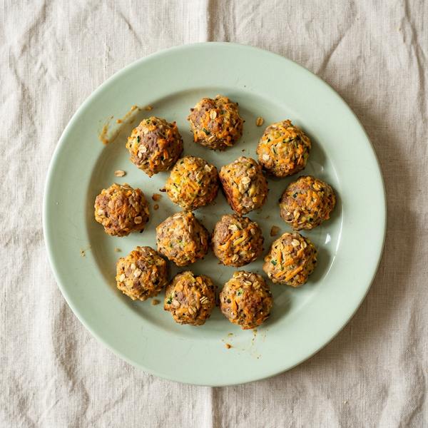 Mini-Frikadellen mit Gemüse