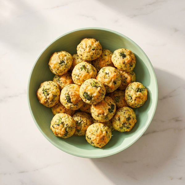 Brokkoli-Käse-Bällchen