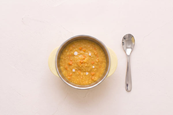 Linsen-Dal für Babys: Pflanzliches Eisen & Protein (ab 7. Monat)