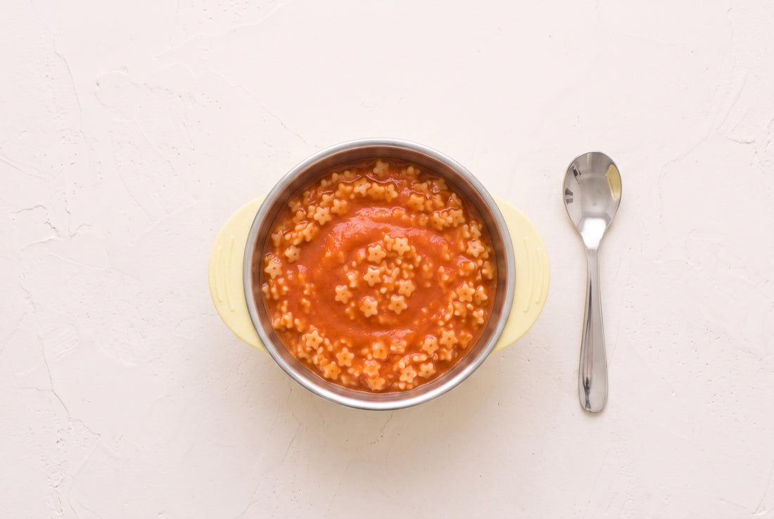 Verstecktes Gemüse: Nährstoffreiche Tomatensoße für Picky Eater – fertiges Gericht von oben