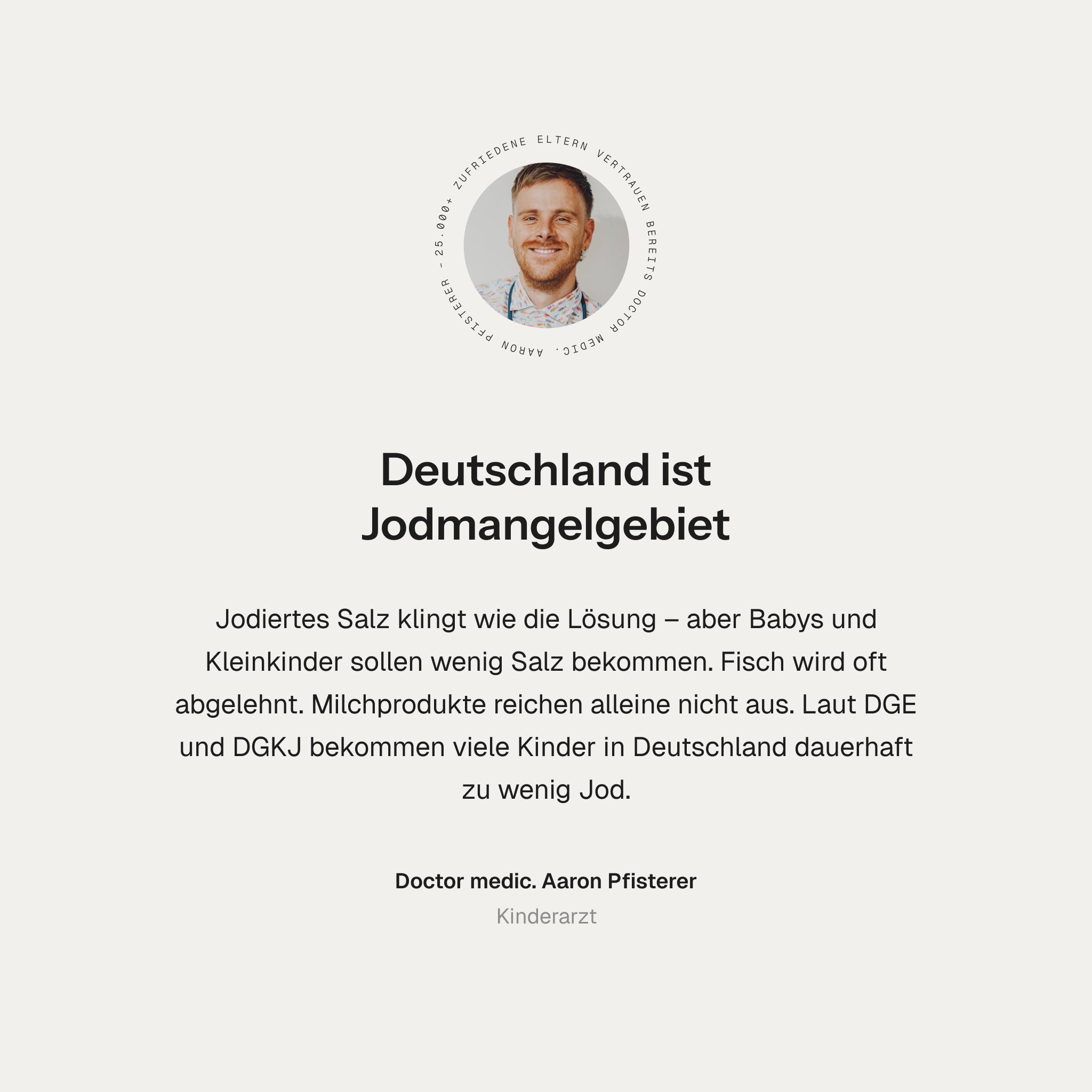 Jod für Kinder