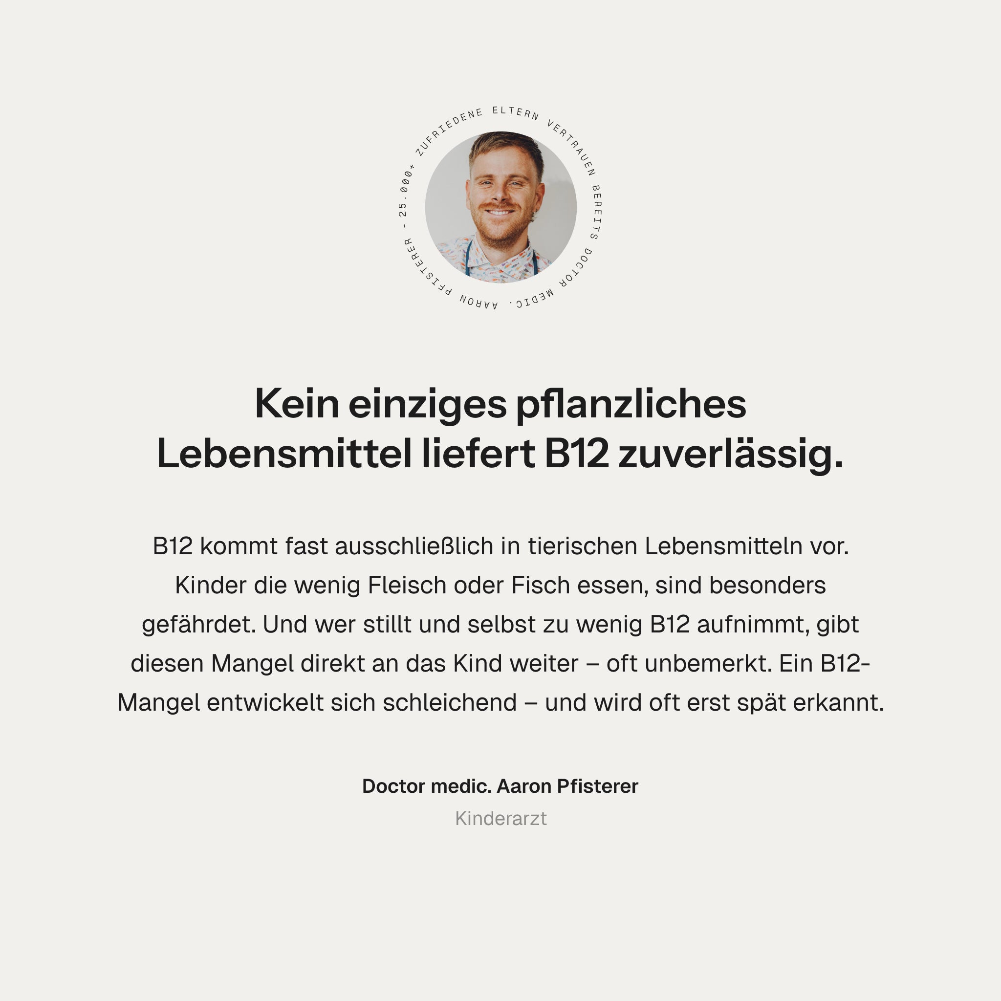 Vitamin B12 für Kinder